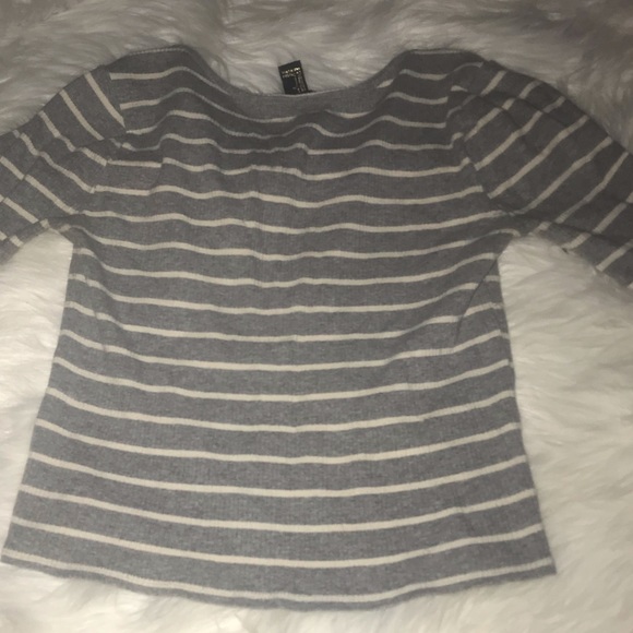 Cute Forever 21 Striped Crop Top - Picture 3 of 3